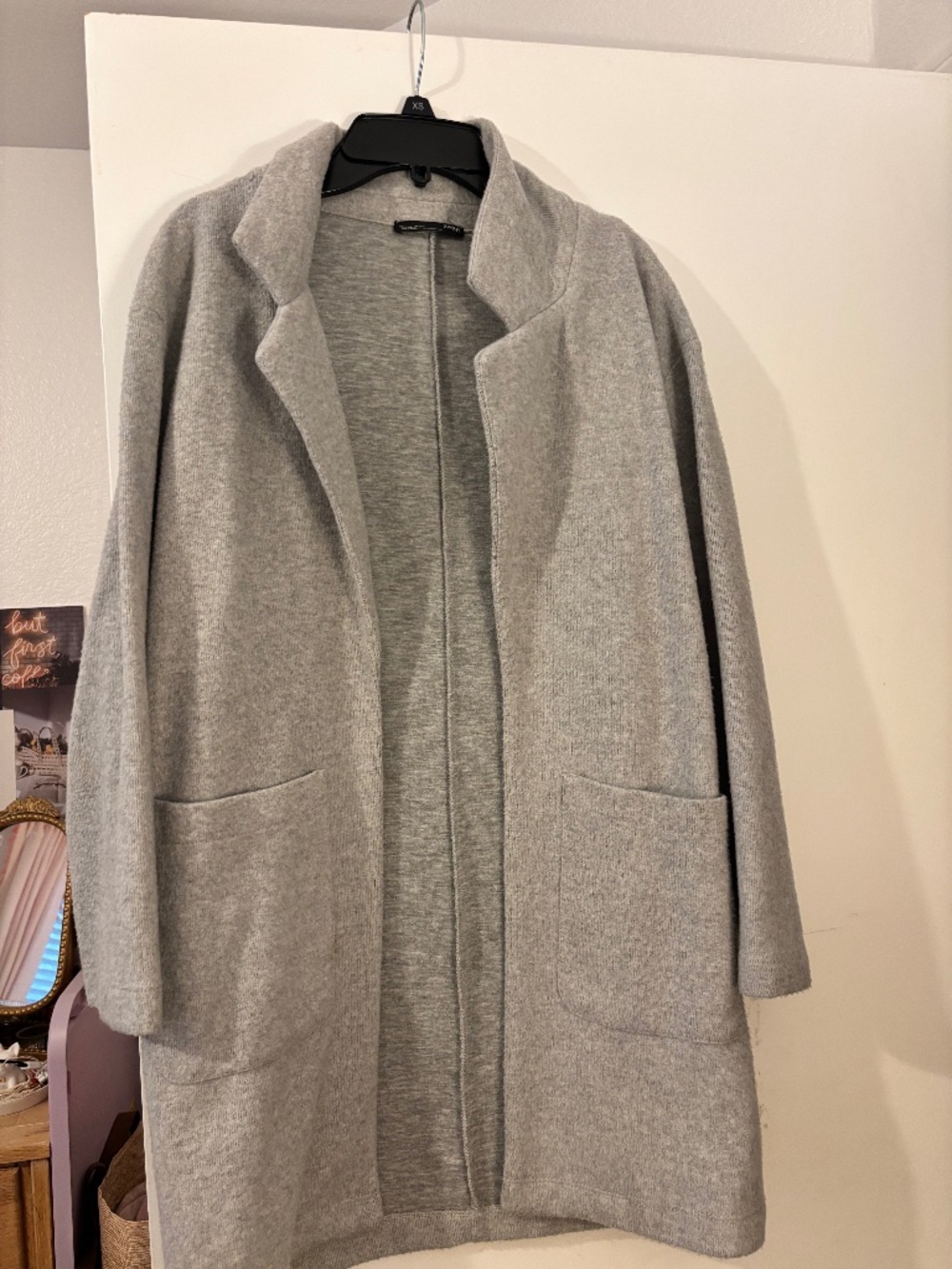 Zara grey coat